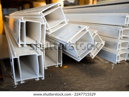 Expanding profile for plastic windows Royalty-Free Stock Photo #2247715529