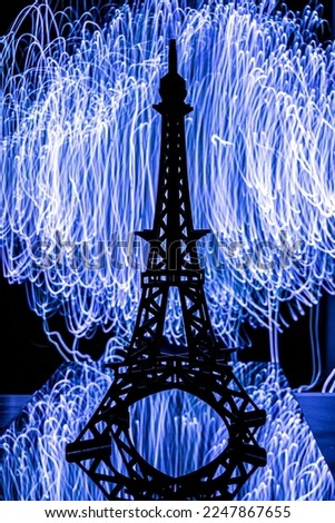 Eiffel Tower in PARIS France scale model.