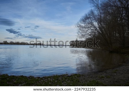 December 31st 2022, Oppenheim, Germany. 
Different pictures at the Rhein river in Oppenheim, Germany. 
                    