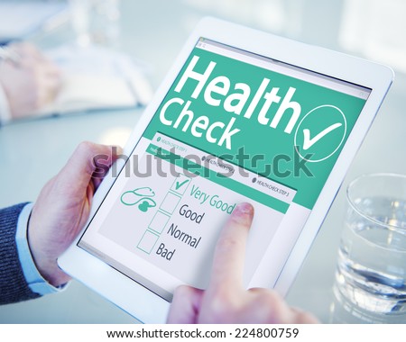 Digital Health Check Healthcare Concept Royalty-Free Stock Photo #224800759