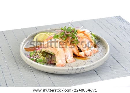 Asian Food Plate and Sushi Royalty-Free Stock Photo #2248054691