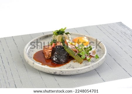 Asian Food Plate and Sushi Royalty-Free Stock Photo #2248054701