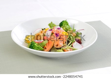 Asian Food Plate and Sushi Royalty-Free Stock Photo #2248054741