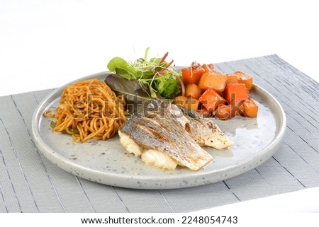 Asian Food Plate and Sushi Royalty-Free Stock Photo #2248054743
