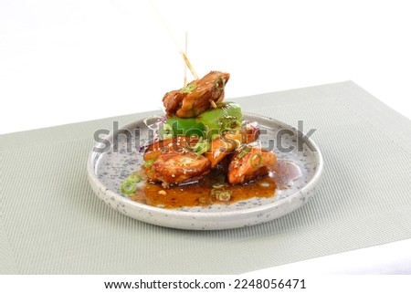 Asian Food Plate and Sushi Royalty-Free Stock Photo #2248056471