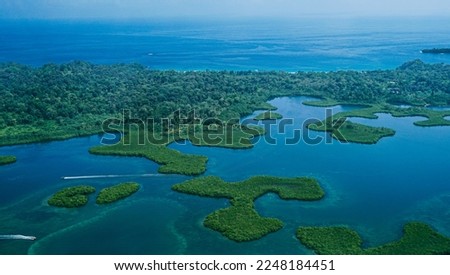 Panama, Archipelago Bocas del toro, Island bastimento  Royalty-Free Stock Photo #2248184451
