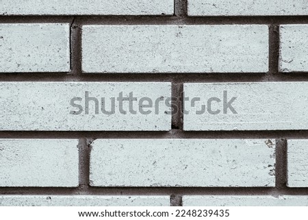 White brick mosaic wall background