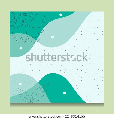 minimalist background design, flowers, abstract, vector.