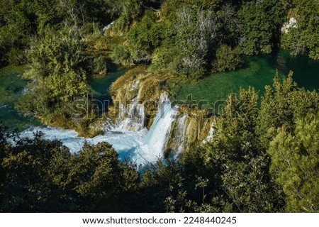 Waterfalls in Krk National Park 