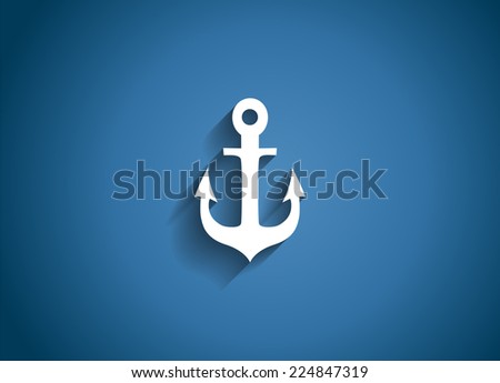 Sea Glossy Icon Vector Illustration