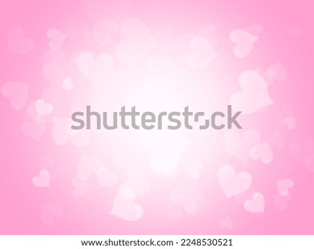 Valentine Heart with Pink Background