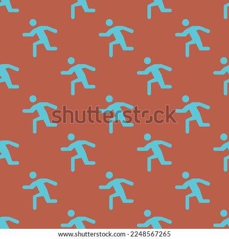 Seamless repeating tiling pitch  flat icon pattern of rose vale and medium turquoise color. Background for story.