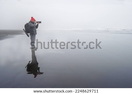photographers at work taking pictures of landscapes