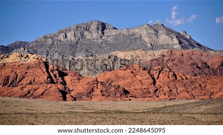 Red Rock Canyon National Conservation Area - Spring Mountains - Nevada Royalty-Free Stock Photo #2248645095