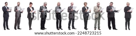 collage of people holding a4 sheet in hands