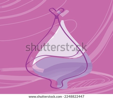 Hypnotism Perfume with Purple Background and Pink Odor