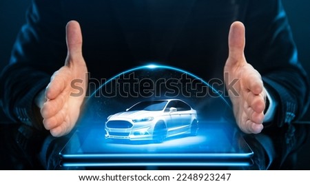 Car insurance concept. Insurance agent and car insurance services Royalty-Free Stock Photo #2248923247