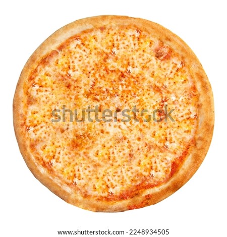 Normal pizza isolated on white background Royalty-Free Stock Photo #2248934505