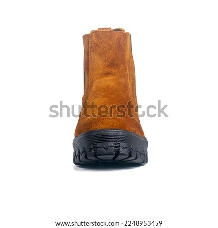 Havane Boot for Female Focused on White Background Frontal view