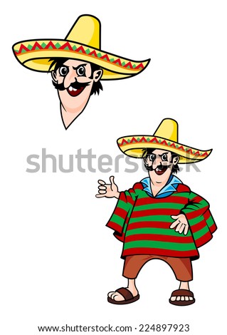 Mexican Cartoon Character, vector… Stock Photo 148331201 - Avopix.com