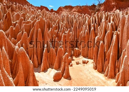 Red Tsingy – Tsingy Rouge - near Diego Suarez, Madagascar Royalty-Free Stock Photo #2249095019