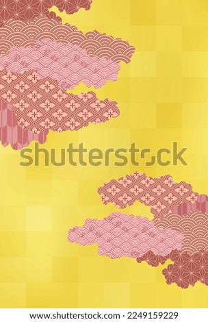 Spring Japanese paper Japanese pattern background