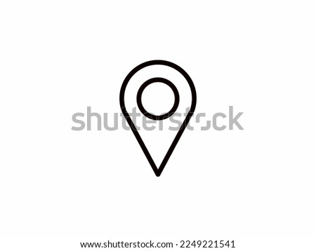location point, perfect for symbols and more Royalty-Free Stock Photo #2249221541