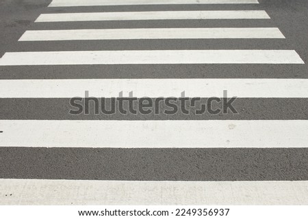 Zebra crossing is a place for pedestrians