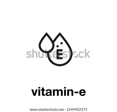 vitamin-e icon vector. Linear style sign for mobile concept and web design. vitamin-e symbol illustration. Pixel vector graphics - Vector.	 Royalty-Free Stock Photo #2249402375