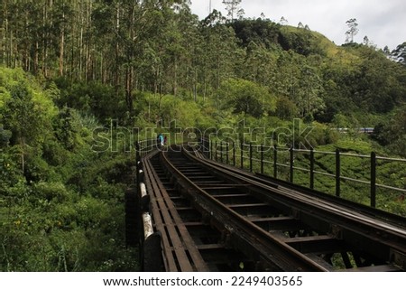 Sri Lanka rail photography. Sri Lanka's bridge photo. 