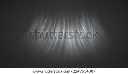 Fresh air flow. Effect of air conditioning waves on transparent background. Royalty-Free Stock Photo #2249554387