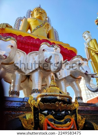 Beautiful temples in Bangkok Thailand 