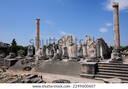 Didim Apollon Temple - Aydın - TURKEY Royalty-Free Stock Photo #2249600607