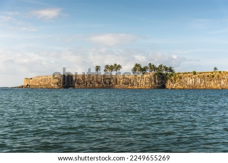 Sindhudurg fort in the sea near Malvan, off the coast of the Indian Ocean  Royalty-Free Stock Photo #2249655269