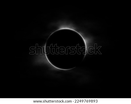 2023 New Total Solar Eclipse Royalty-Free Stock Photo #2249769893