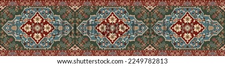Carpet pattern Persian. Geometric ethnic oriental seamless pattern traditional Design for background. african pattern. rug , tile , wallpaper , Vector illustration. American Royalty-Free Stock Photo #2249782813