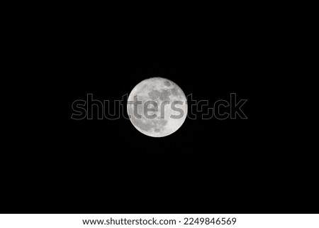 Full Moon on a dark night