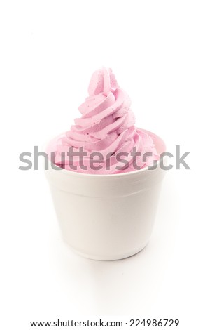Grape yogurt ice cream