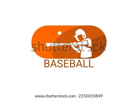 Baseball sport vector line icon. an athlete playing baseball. sport pictogram, vector illustration.