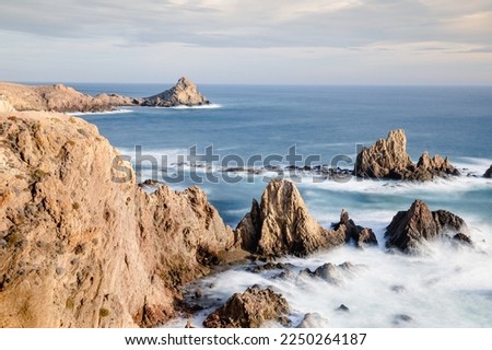 The Natural Maritime-Terrestrial Park of Cabo de Gata-Níjar is a Spanish protected natural area located in the province of Almería, Andalusia. Royalty-Free Stock Photo #2250264187