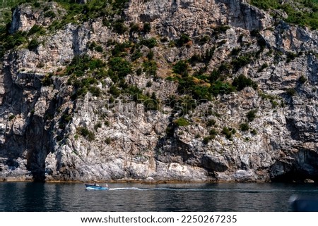 The Amalfi Coast during the summer picturing nature and life in this part of Italy