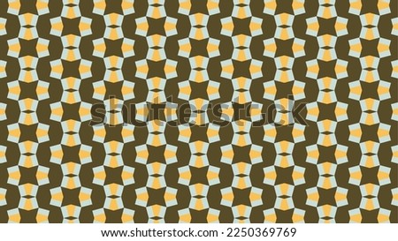 Stylish and geometric seamless pattern background vector material. Wide size. (16 to 9)