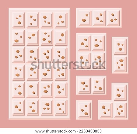 Set of vector isolated sweets