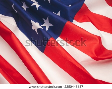 The national flag of the United States of America. Full frame of the American flag