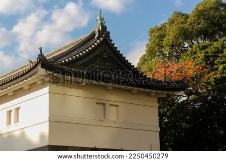Picture of Tokyo imperial palace japanese architecture. Picture taken by Alejandro Quintero.