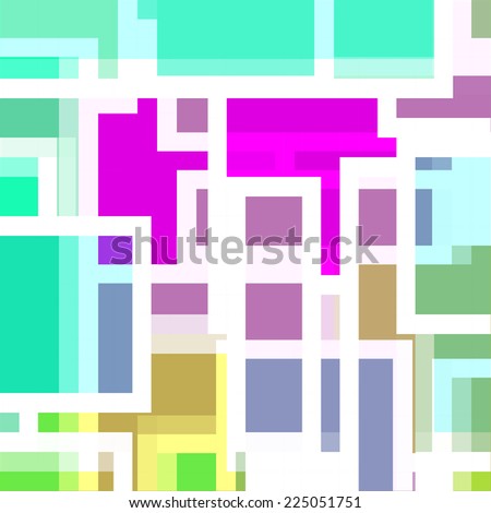 abstract background consisting of rectangles, geometric style illustration