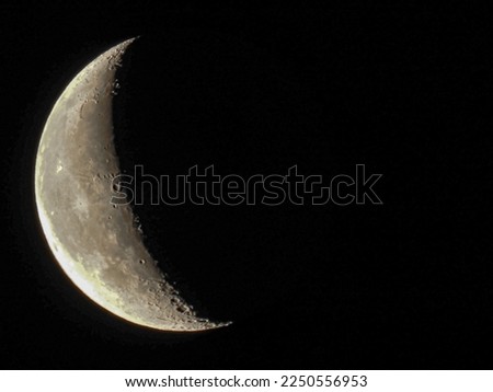 Moon picture dark night sky