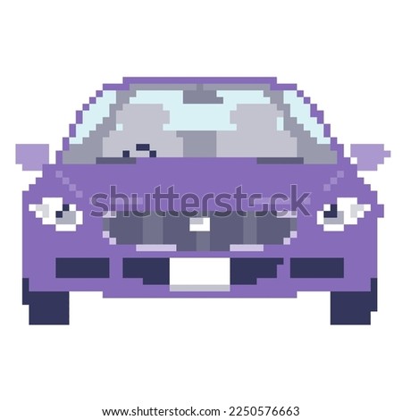 Cute car.Sedan.Vector illustration that is easy to edit.