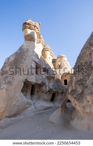 Historical Cave Chapel in the Zelve Valley of Cappadocia Royalty-Free Stock Photo #2250654453