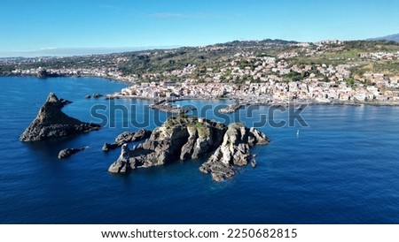 Ciclopi Island Acitrezza - Sicily Royalty-Free Stock Photo #2250682815